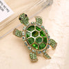 Cute Women Kids Turtle Transparent Rhinestone Brooches Pins Classic Shiny Boutique Decoration Animal Badges Corsage - Image 5