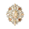 Sparkling Geometric Crystal Full Rhinestone Brooches For Women Unisex Vintage Zircon Pin Jewelry Gift Party Office - Image 11
