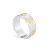 Bfclub Silver Rings For Women Men Jewelry Finger Adjustable Open Stars Ring For Party Birthday Gift - Image 6