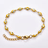 4 mm Turkish Evil Eye Bead Anklet in Multiple Colors and Lengths - Image 8