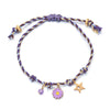 Colorful Cord Bracelet with Fish and Flower Charms - Image 11