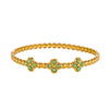 Multicolor Clover Rainbow CZ Stones Tennis Bracelets Bangles for Women Gold Plated Stainless Steel Jewelry - Image 7