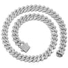 Iced Out Cuban Link Chain 14MM Prong Rhombus Diamond Cuban Chain Hip Hop Choker Necklaces Women Men Jewelry - Image 10