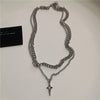 Punk Rock Y2K Black Star Cross Red Heart Pendant Ghost Claw Choker Chain Necklace Men Women Goth Vintage Grunge Emo Accessories - Image 11