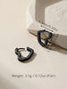 Unisex Stainless Steel Rectangular Hoop Earrings for Men Women Punk Rock Triangle Huggie Earrings Piercing Jewelry Gifts - Image 28