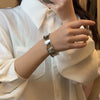 YoLuo Jewelry Vintage Temperament Metal Irregular Open Bracelet For Women Party Gifts Simply Accessories - Image 11