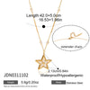 Delicate Zircon Star Pendant Necklace For Women Minimalist Gold Pvd Plated Stainless Steel Necklace Jewelry - Image 7