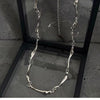 Irregular Wave Shape Chain Men Necklace Advanced Sense Stainless Steel Figaro Cuban Chain Necklace For Men Women Jewelry - Image 5