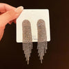 2PC Women's Copper Claw Chain Long Tassel Earrings Outdoor Travel Carnival Banquet Party Holiday Dressing - Image 3