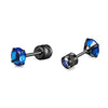 Men's Stainless Steel Stud Earrings with Color and Five-Pair Options - Image 7