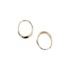 Simple Gold-Tone Hoop Earrings for Everyday Wear - Image 4