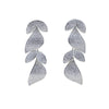 Natural Design Jewelry Full Paved Cubic Zirconia CZ Bloom Flower Sparking Bling Earring For Women Girl - Image 32