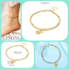 Dainty Silver 2 Layer Cubic Zirconia Anklet Gold Plated Summer Beach Jewelry Gift For Women Daily Birthday Gift - Image 11