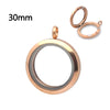 7pcs/lot Magnetic Closure 20mm/25mm/30mm/38mm Stainless Steel Floating Memory Locket Pendant 5 Colors Can Choose - Image 20