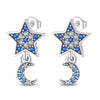 Women's Silver Snowflake Christmas Sparkling Zircon Winter Earrings Fit For Engagement Parties Jewelry - Image 20