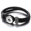 18mm Snap Button Jewelry Bracelets Braided Black Leather Snap Bracelet Fit Snaps Jewelry Magnet Buckle Tan Leather Bracelets - Image 23