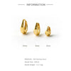 Stainless Steel 1 Pair Minimalist Huggie Hoop Earrings For Women Gold Color Tiny Round Circle 6/10/12mm Punk Unisex Rock Earring - Image 6