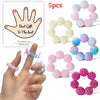 1/5Pcs Set Finger Rings For Women Men Adjustable Sensory Spiky Bead Relax Calming Fidget Finger Massager - Image 7