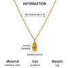 Zircon Hamsa Hand Evil Eye Pendant Necklaces For Women Gold Plated Stainless Steel Necklace Boho Aesthetic Jewelry Gift - Image 5