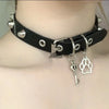 Grunge Jewelry Cat Claw Choker Punk Charms Skull Key Pendant Necklaces for Women Goth Accessories Korean Necklaces - Image 2