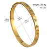 Yupsk 1/3pcs Classic Zircon Inlaid Stainless Steel Bracelet Roman Numeral Heart Design Bangles Jewelry Gift - Image 6