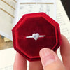 AA Heart Cubic Zirconia Wedding Rings for Women Silver Color Proposal Engagement Ring Temperament Ladies Jewelry - Image 3