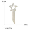 Tassel Shooting Star Pins for Women Unisex Rhinestone Star Brooches Office Party Friend Gifts Jewelry Accessories - Image 21