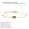 Stainless Steel Bangle 7 3MM Square Birthstone Bracelet Sparkling Rhinestone Accessories Gift - Image 7
