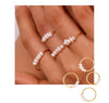 La. Muses Elegant Small Freshwater Pearl Stainless Steel Finger Rings Women Daily Jewelry And Accessories - Image 10