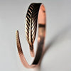 Vintage Cooper Feather Wing Cuff Bangle for Men Women Punk Style Wristlet Party Jewelry Gifts - Image 5