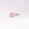 1pc Multi Size Split Shank Oval Prong Bezel Rose Golden Silver Adjustable Ring Set Gemstone Fitting - Image 7