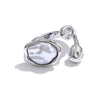Size 8 Stylish Unique Simulated Pearls Zirconia Finger Ring Gold Platinum Plated Stainless Steel Geometry Retro Jewelry - Image 8