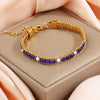 Layered Bead Chain Bracelet with Multicolor Strands - Image 9