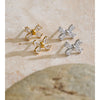 Stainless Steel Cubic Zirconia Bowknot Small Stud Earrings Korean Style Sweet Cute Jewelry Accessories - Image 2