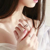 Korean Simple Couple Rings For Women Men Couple Goth Ring Punk Vintage Evil Wings Opening Finger Ring Jewelry Gifts - Image 2