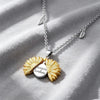 Silver Star Moon, Snowflake, Bow Design Zircon Inlaid Necklace, Women's Jewelry Valentine's Day Gift - Image 8