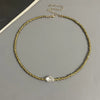 Seed Bead Choker Necklace with Imitation Pearl Details in Multiple Styles - Image 10