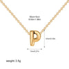 Tiny Gold Color Bubble Balloon Initial Letters Charms Chocker Necklaces for Women Single Alphabet Chains Personalized Jewelry - Image 20