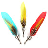 Colorful Feather Brooch Lapel Pin Handmade Men Women Novelty Brooches Lapel Pins Dress Suit Accessory Gift - Image 2