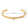 Stainless Steel Ayatul Kursi Cuff Bangle Islamic Muslim Arabic God Messenger Bracelet for Women Moroccan Arabic Jewelry - Image 5