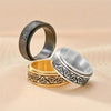 Titanium Steel Ring With Pattern Of Celtic Triangle Knot, Men's Rotatable Ring Jewelry For Releasing Pressure - Image 5
