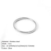 Rings for Stacking Stainless Steel Rings for Woman for Gift Jewelry Size 5 6 7 Jewelry Accessories - Image 8