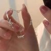 Sweet Bow Bracelets for Women Girls Sparkling Delicate Ribbon Bowknot Snake Bones Chain Bracelet Party Jewelry Gift - Image 4