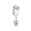 Faux Fake Belly Butterfly Fake Belly Piercing Heart Clip On Umbilical Navel Fake Pircing Moon Star Leaves Cartilage Earring Clip - Image 22