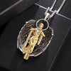 Vintage Gothic Skull Jesus Cross Pendant Necklace Catholic Jewelry for Men Punk Religious Amulet Necklace - Image 42