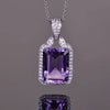 Geometric Cubic Zirconia Pendant Necklace for Women Temperament Female Wedding Neck Accessory Party Jewelry - Image 13
