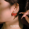 Two-Way Wear Red Sea Bamboo Coral Pearl Earrings Handmade Design High-Quality Earrings Gift for Wife Banquet - Image 6