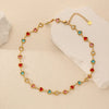Eilieck 316L Stainless Steel Round Sparkling Zirconia Necklace Bracelet Set For Women Jewelry Set Holiday Gift - Image 4