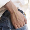 Korean Adjustable Stainless Steel Bracelet for Women Girl Men Design Gold Color Snake Chain Jewelry - Image 5