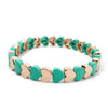 Colorful Enamel Heart Bead Bracelet with Elastic Fit in Multiple Colors - Image 18